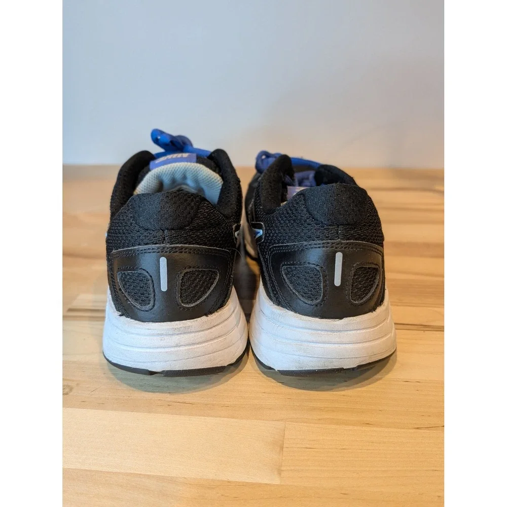 Nike Reslon Running Shoes‎ Athletic Cushioned Black Blue Sneakers Size 8.5